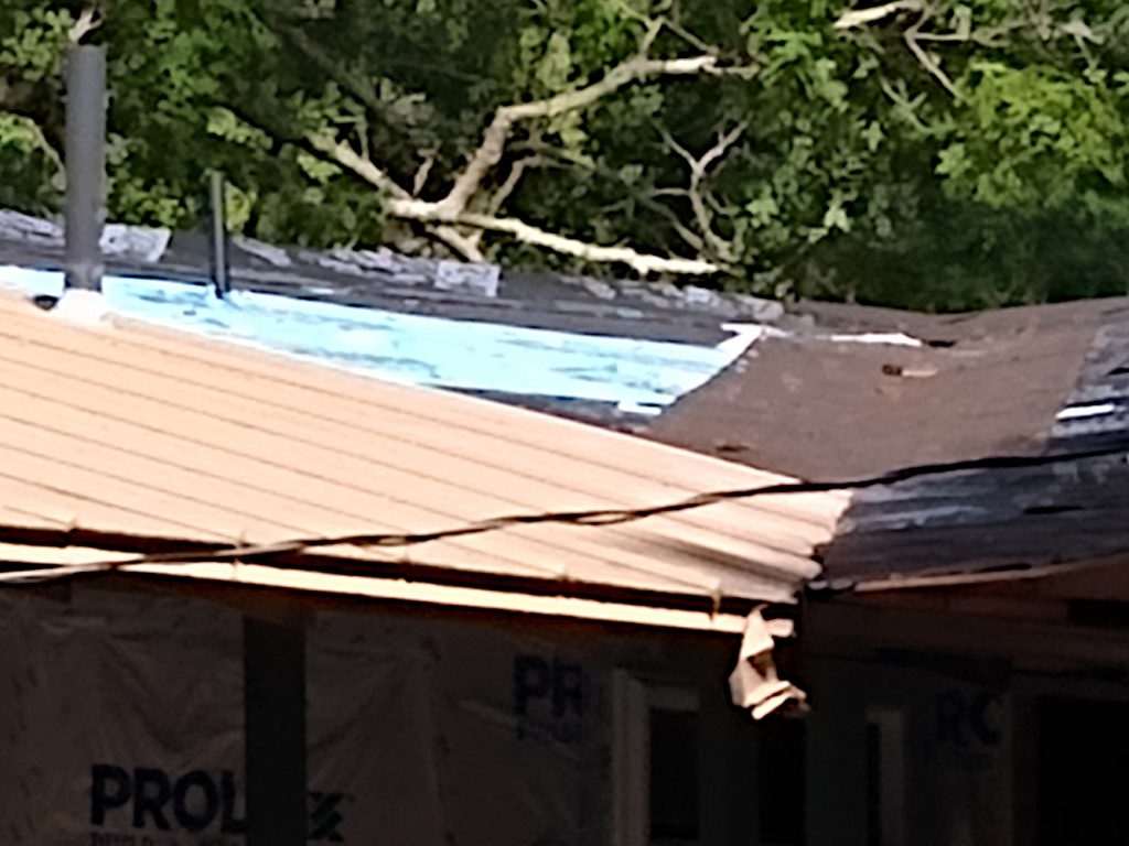 Roofing Felt In Leaking Valley
