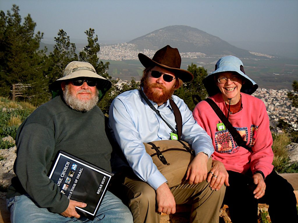 Brian, Sue, & Christian at Nazareth